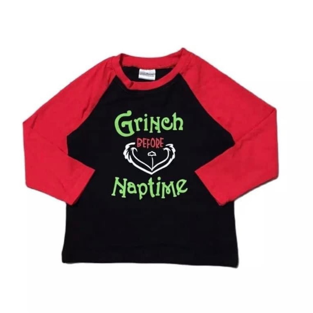 Grinch Before Nap Time long sleeve T